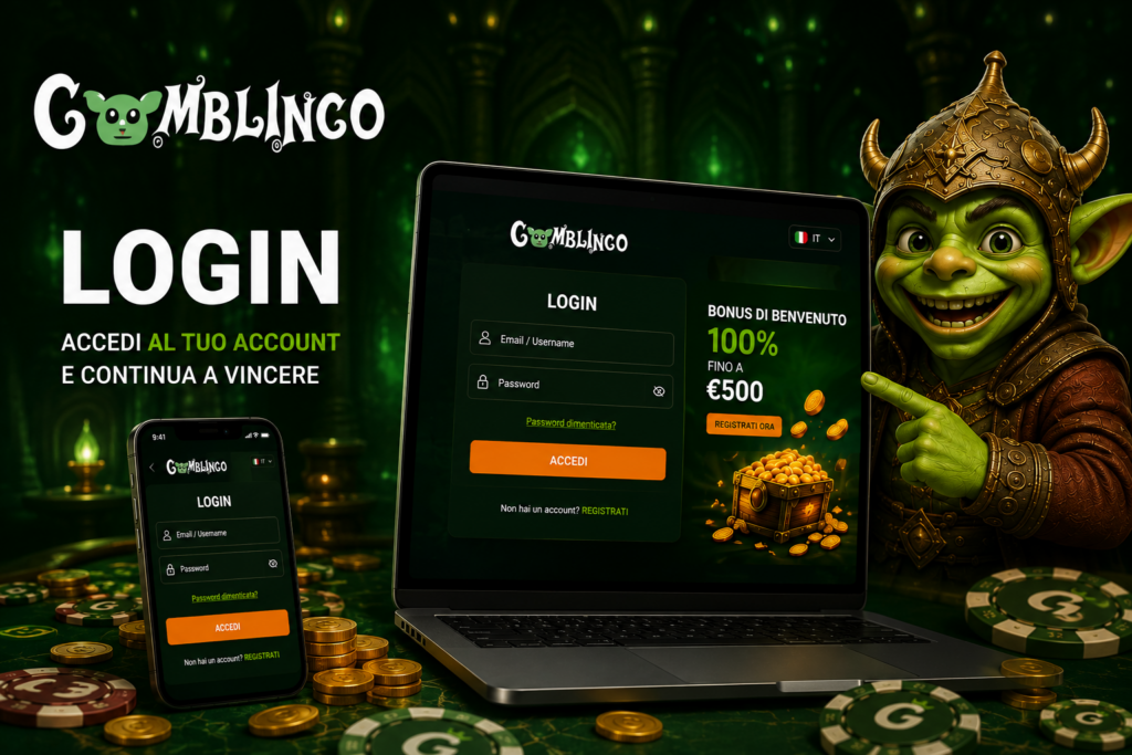 Gomblingo Login: Accedi al Tuo Account Casino in Modo Sicuro e Veloce